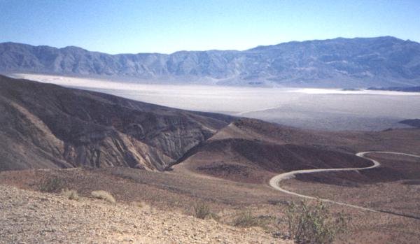 Panamint Valley - Death Valley just over the far mountains