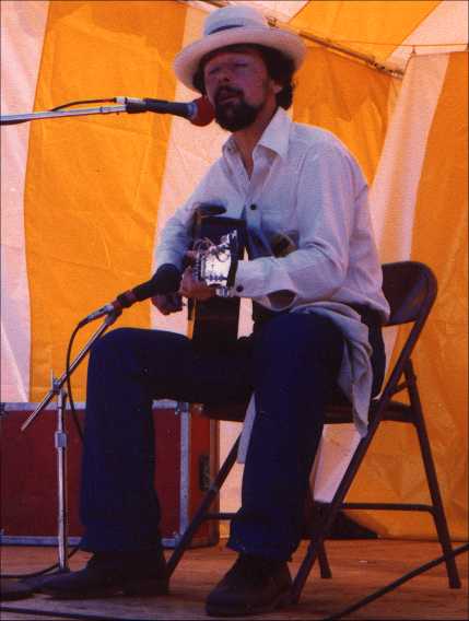 better days host doug lang onstage at the 2nd Vancouver Folk Festival